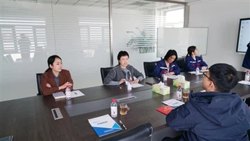 Suizhong County Court besøker Hongrui Technology for veiledning